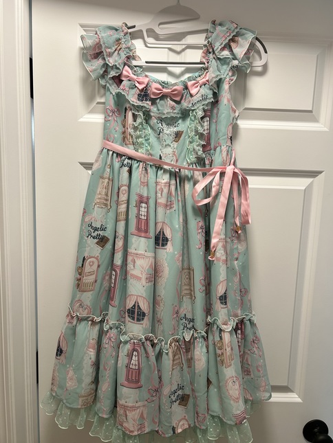 Angelic Pretty Girly Room Jsk Mint - Dresses - Lace Market: Lolita