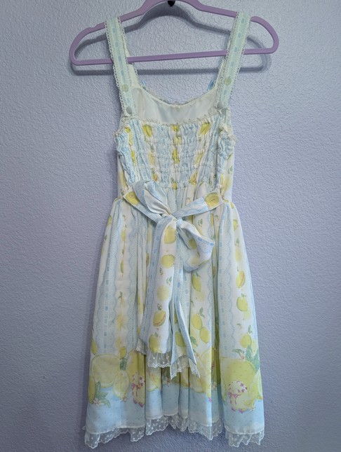 Angelic Pretty Fruity Lemon JSK in White - Dresses - Lace Market