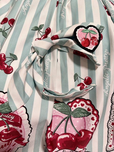 Angelic Pretty Cherry Stamp JSK - Jumperskirt - Lace Market