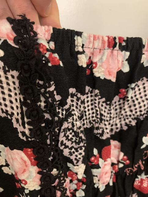 BTSSB Sweet Gingham Border Ribbon Ribbon JSK in Black