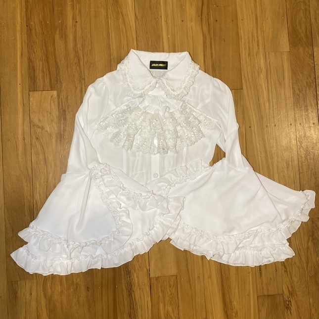 Atelier Pierrot Louise Jabot princess sleeved Blouse - Blouses