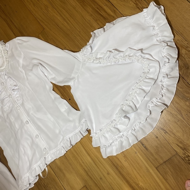 Atelier Pierrot Louise Jabot princess sleeved Blouse - Blouses
