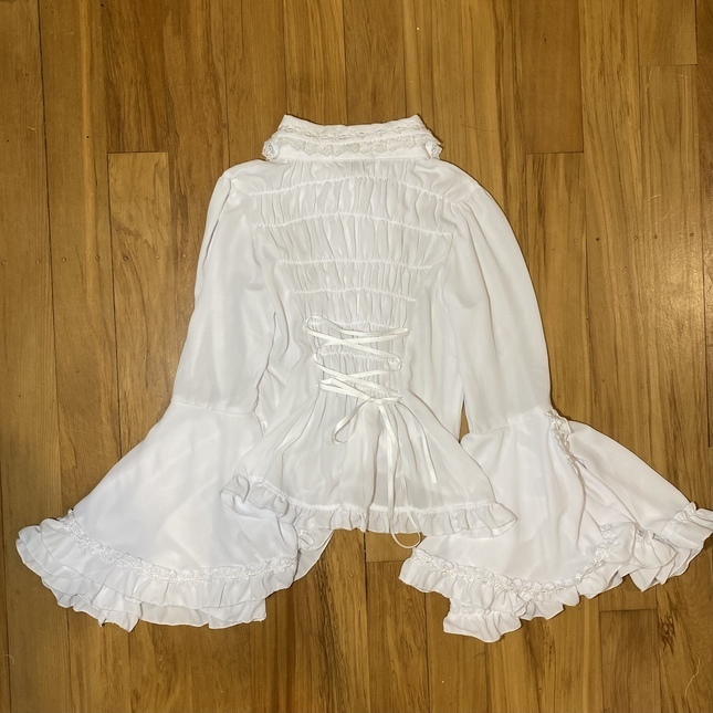 Atelier Pierrot Louise Jabot princess sleeved Blouse - Blouses