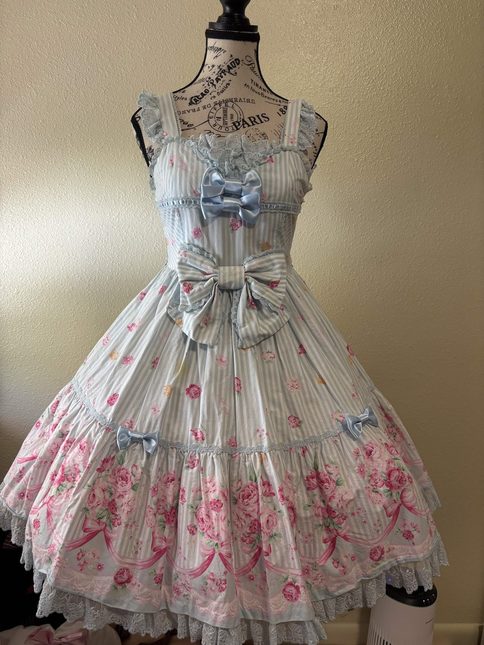Angelic Pretty - Tiara Rose Tiered JSK - Dresses - Lace Market