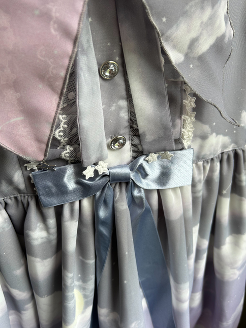Downsizing] Misty Sky Brilliant Color OP Set - One Piece - Lace