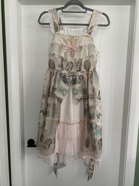 BTSSB St. Mary Holy Card Lily JSK in Pink - Dresses - Lace Market