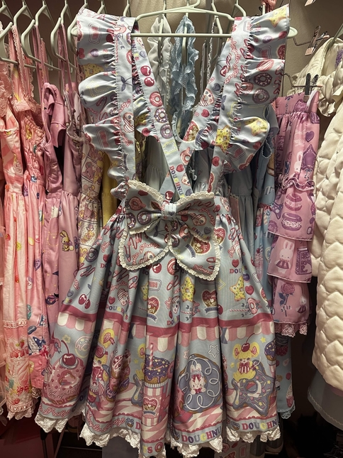 AP - Toy's Donut Diner Skirt - Sax - Skirts - Lace Market: Lolita