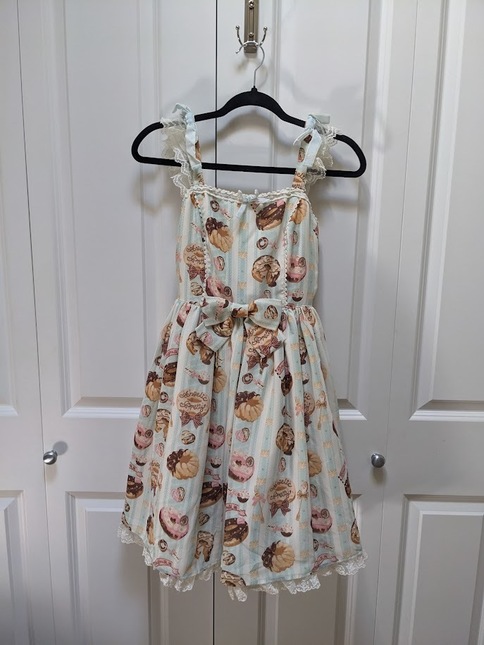 Melty Cream Doughnut Jumperskirt JSK Mint - Dresses - Lace Market