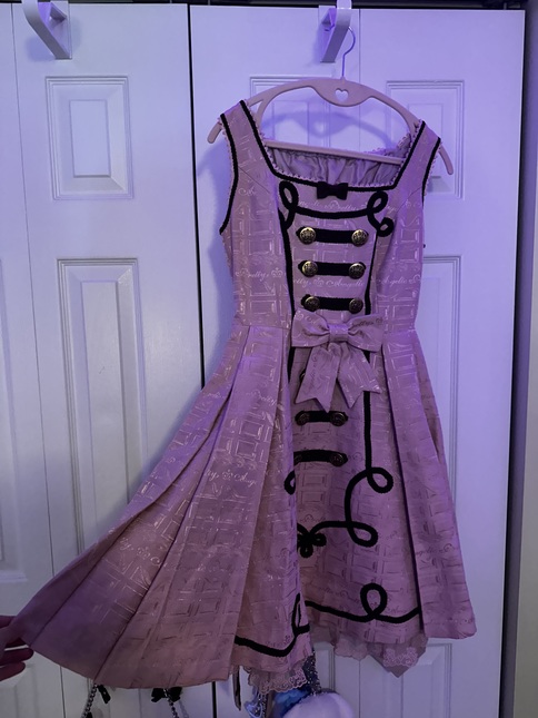 Angelic Pretty ~ Melty Whip Chocolate JSK in Pink - Jumperskirt