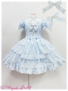 TWO DAYS SALE] Angelic Pretty - Nostalgic Doll OP + Sweet Torchon