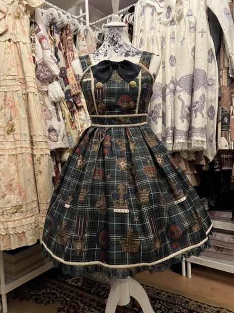 Angelic Pretty Antique Crown JSK - Dresses - Lace Market: Lolita