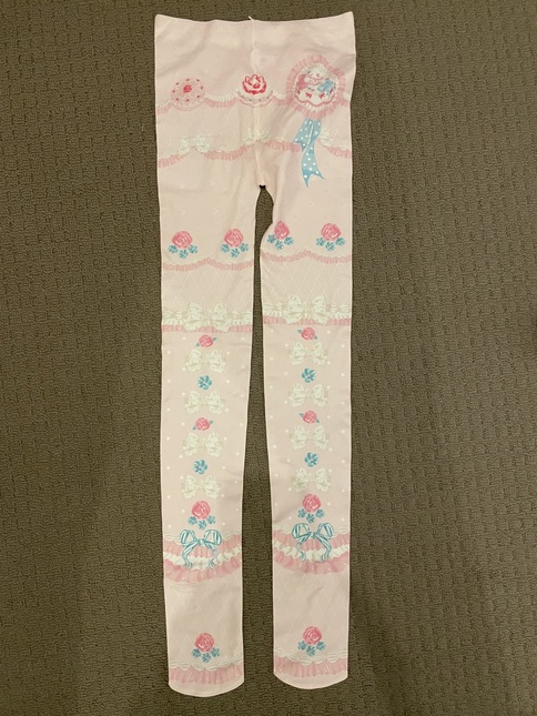 Angelic Pretty Whip Show Case Tights - Socks and Tights - Lace