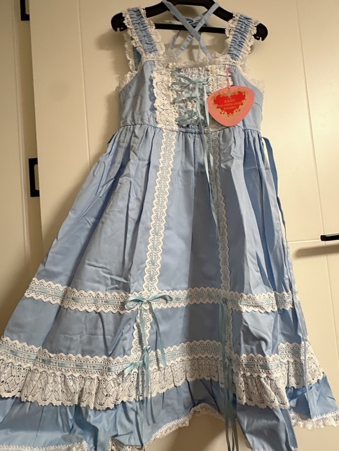 Free worldwide shipping*NWT Btssb babydoll jsk sax(2019