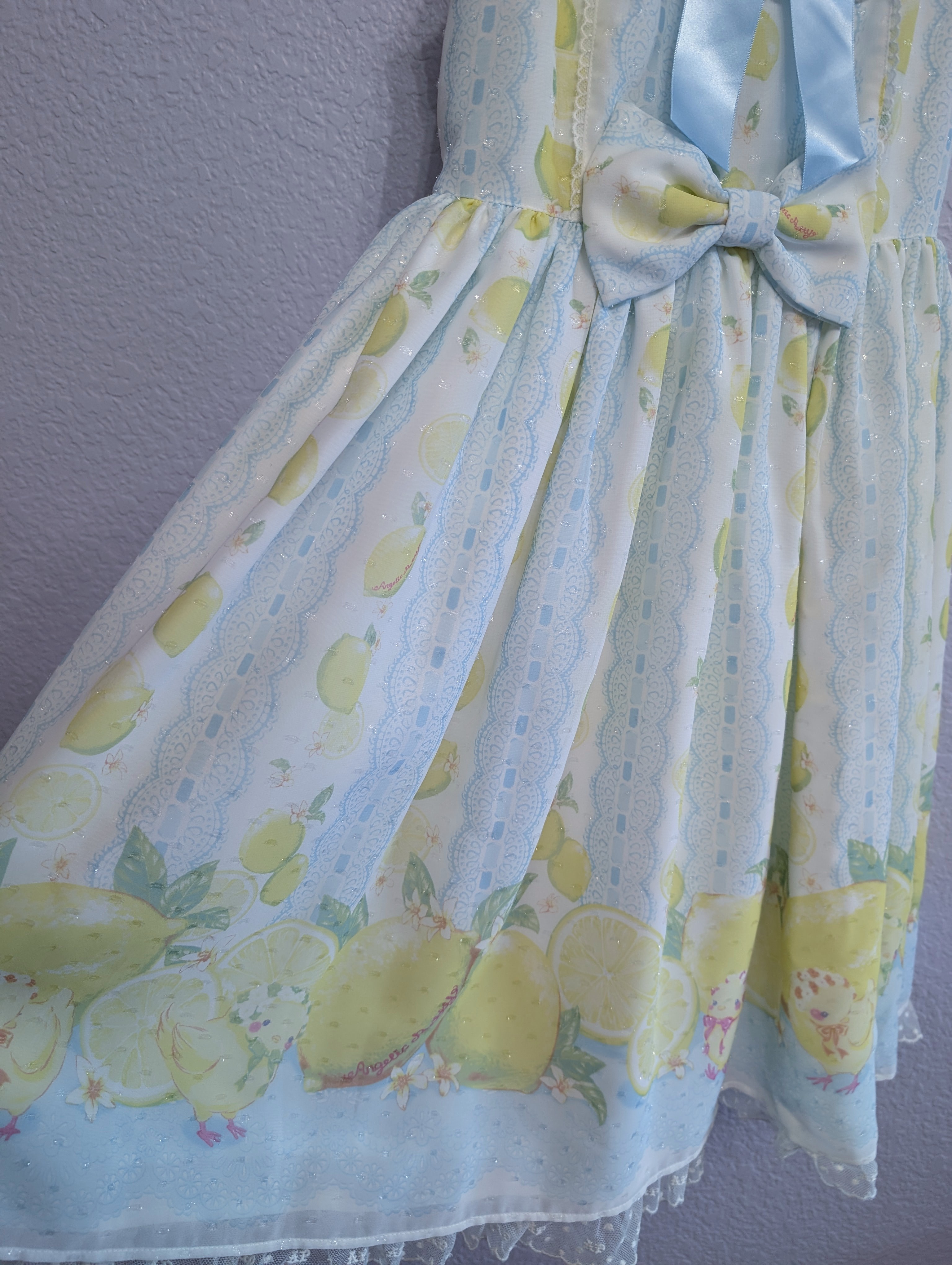 Angelic Pretty Fruity Lemon JSK in White - Dresses - Lace Market