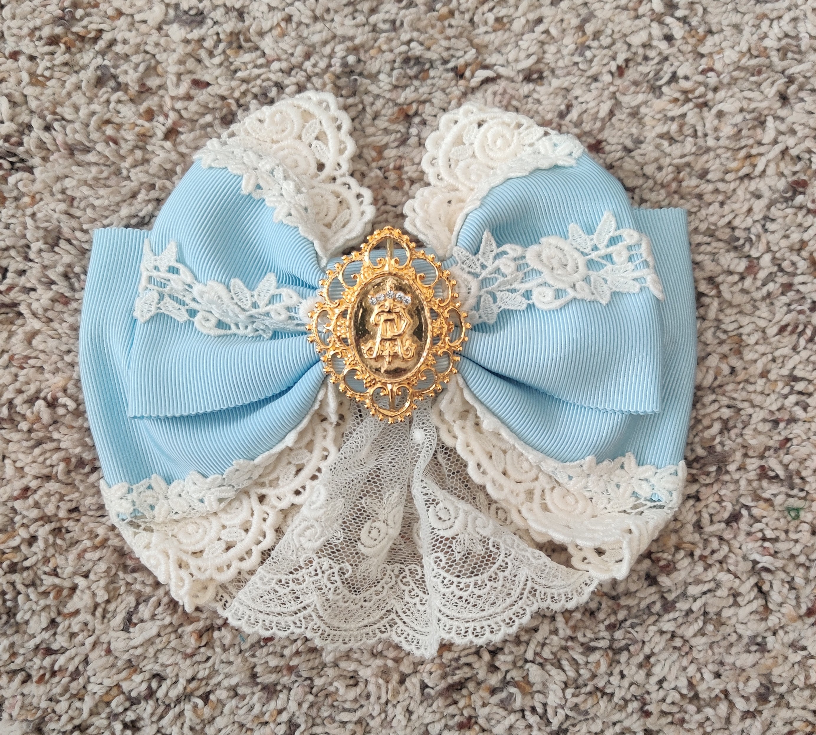 AatP Rosier Empress Ribbon Barette Hair Clips and Pins Lace Market