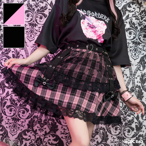 RESERVED - ACDC RAG - Love Punk Skirt - Skirts - Kei Market: Buy and ...