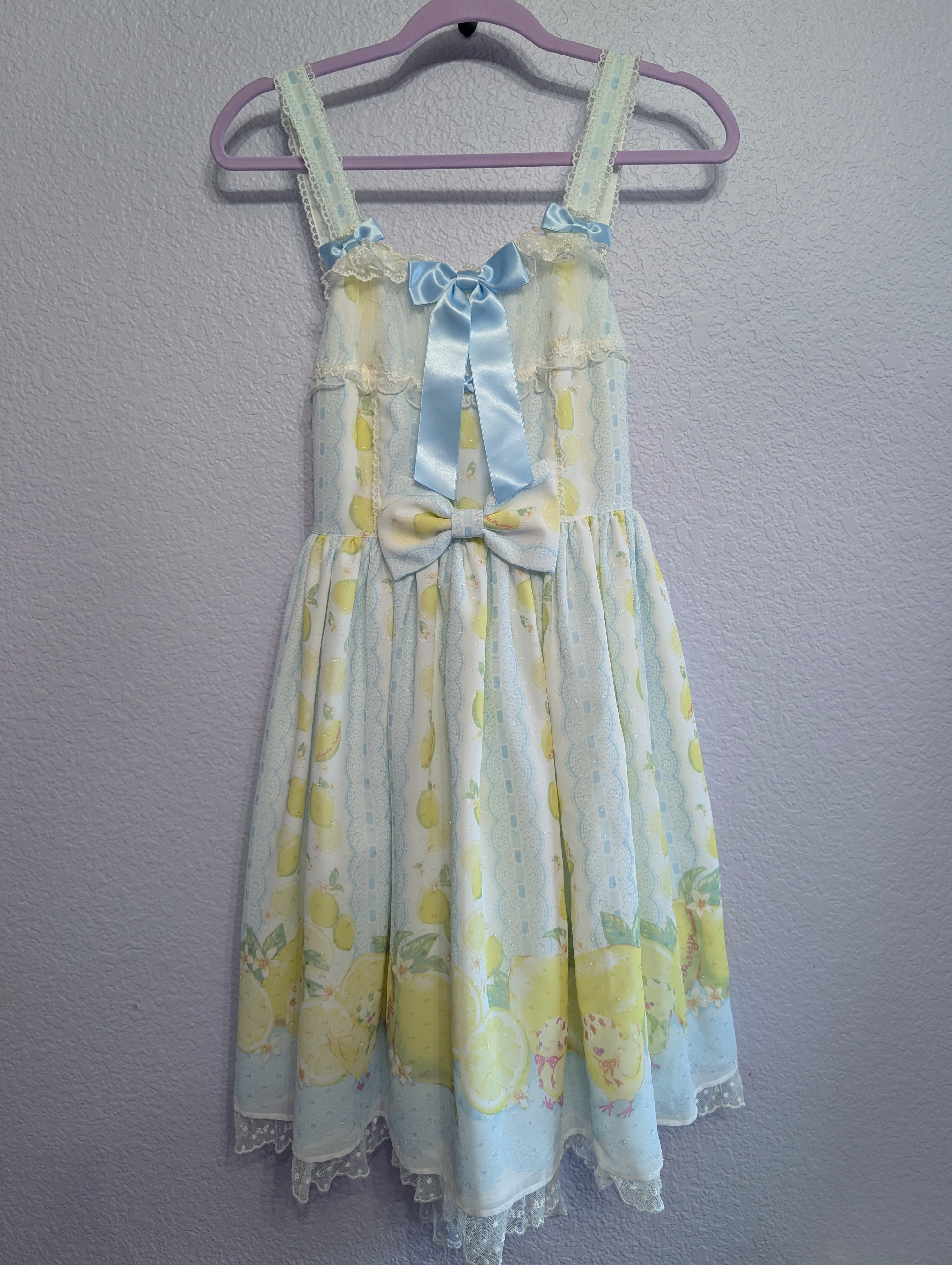 Angelic Pretty Fruity Lemon JSK in White - Dresses - Lace Market